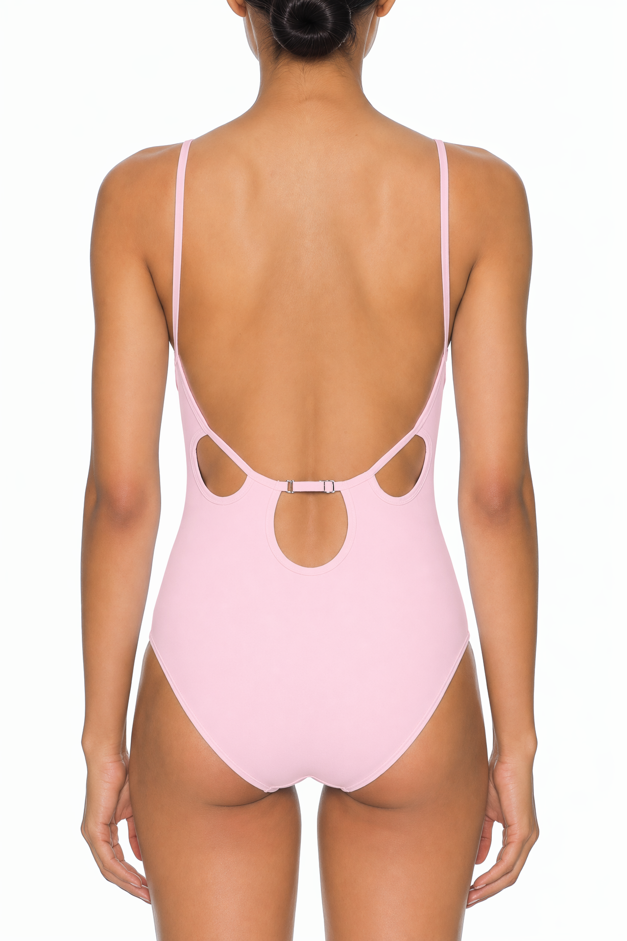 V-Neck Cutout Back One-Piece | SWOP014