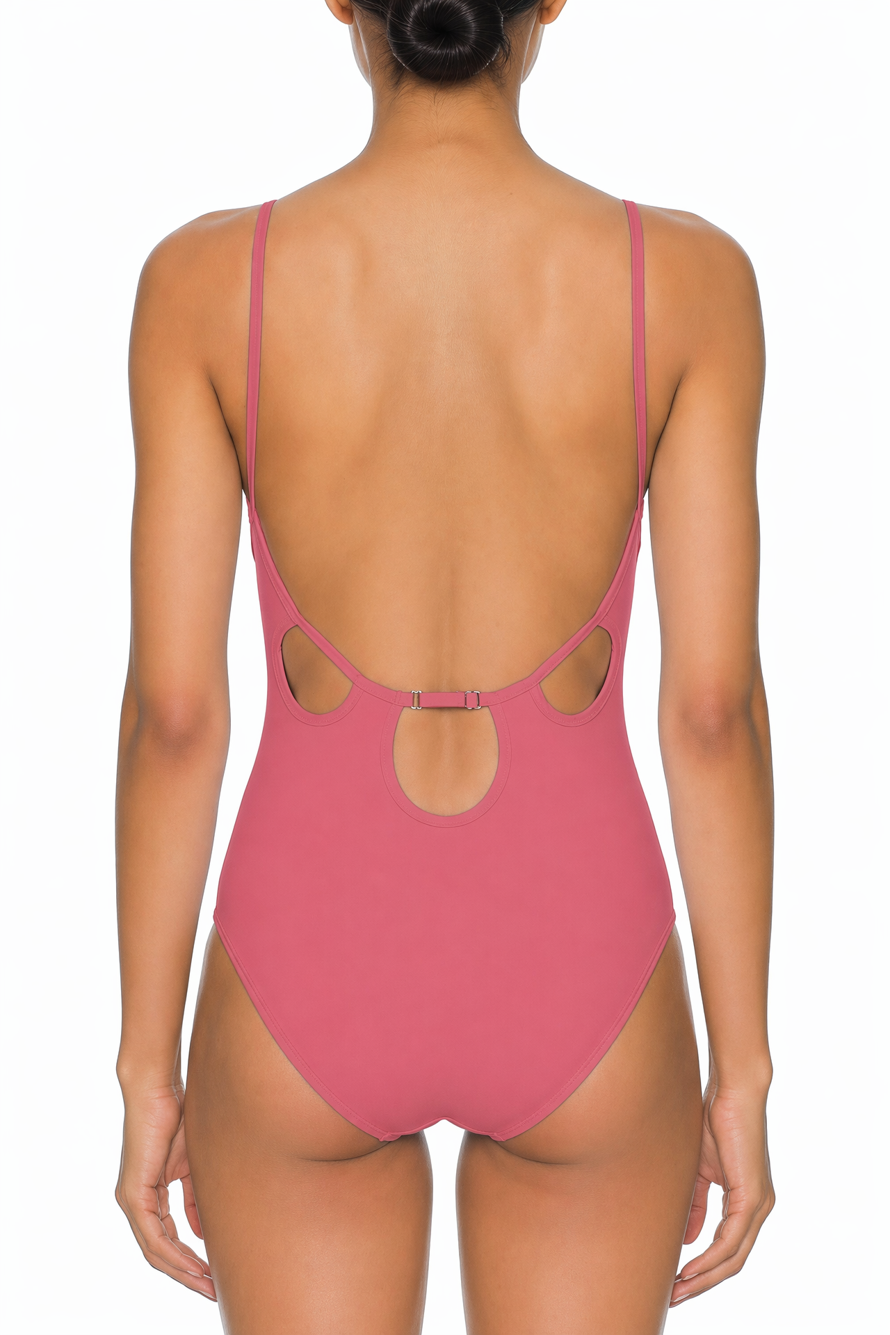 V-Neck Cutout Back One-Piece | SWOP014