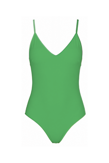 V-Neck Cutout Back One-Piece | SWOP014