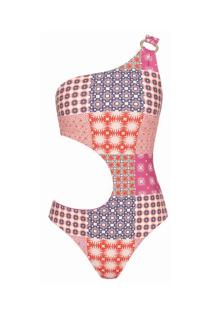One-Shoulder Cutout Monokini | SWOP028