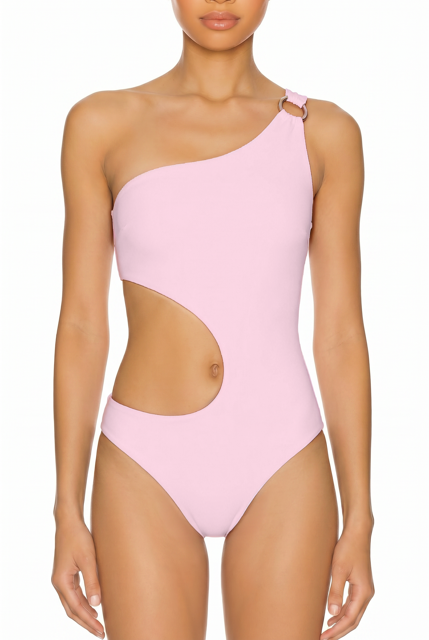 One-Shoulder Cutout Monokini | SWOP028