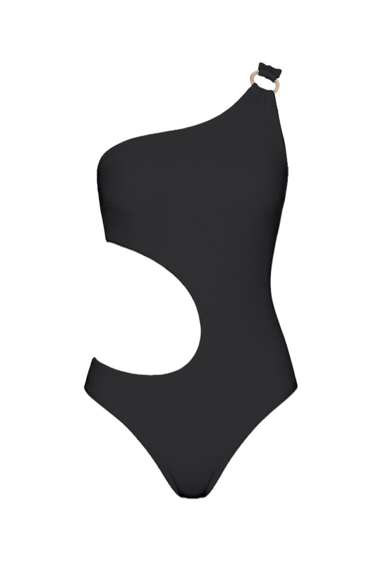 One-Shoulder Cutout Monokini | SWOP028