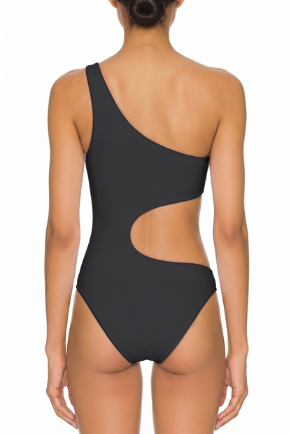 One-Shoulder Cutout Monokini | SWOP028