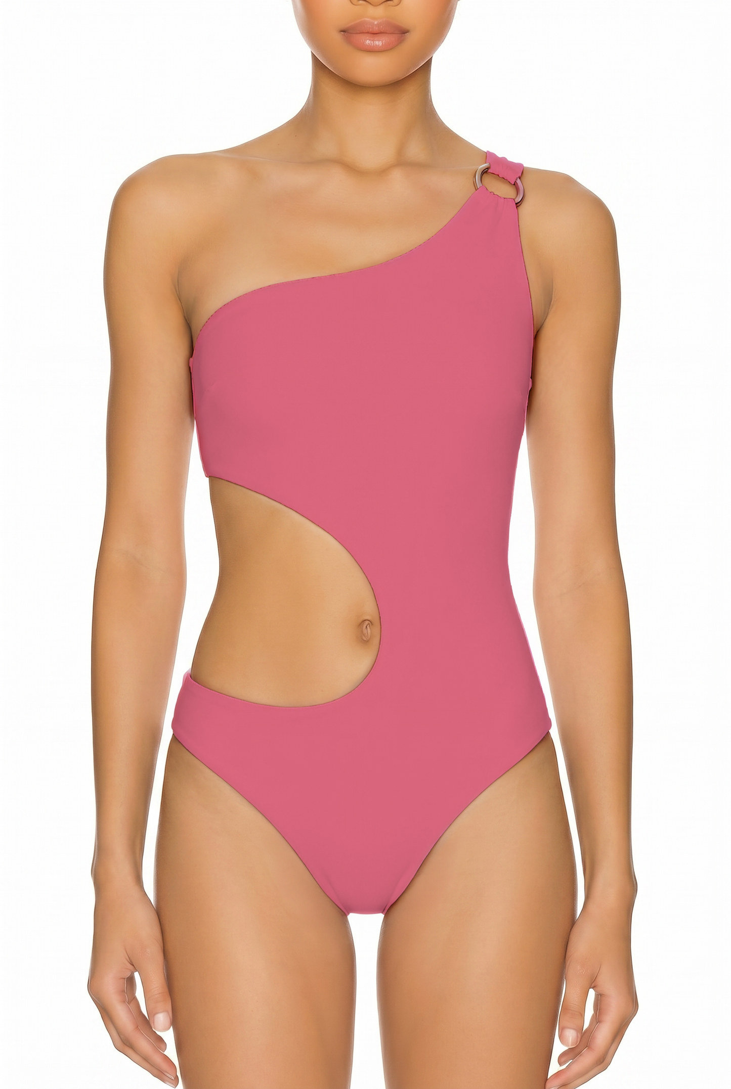 One-Shoulder Cutout Monokini | SWOP028