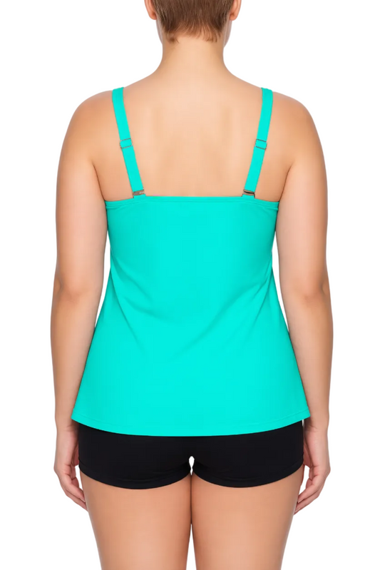 Flowy Tummy Control Tankini Top | SWPLT106