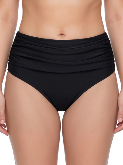 High Waisted Ruched Tankini Bottoms | SWPL502