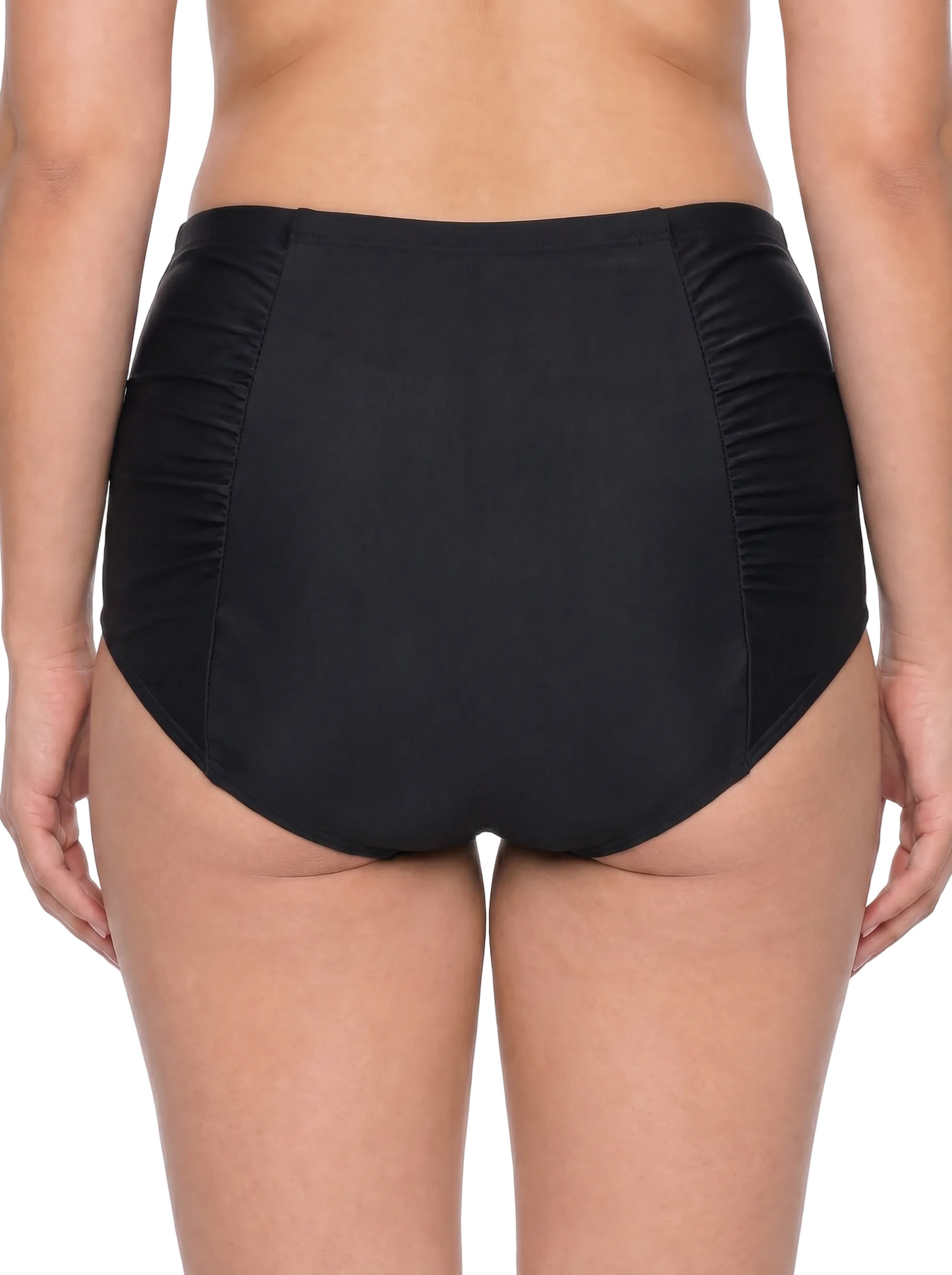High Waisted Side Ruched Tankini Bottoms | SWPL505