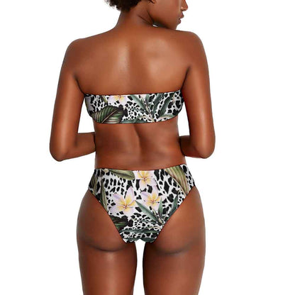 Strapless Bandeau Side-Tie Bikini Set, product view 8