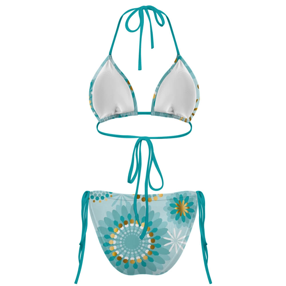 Triangle String Micro Bikini Set, product view 5