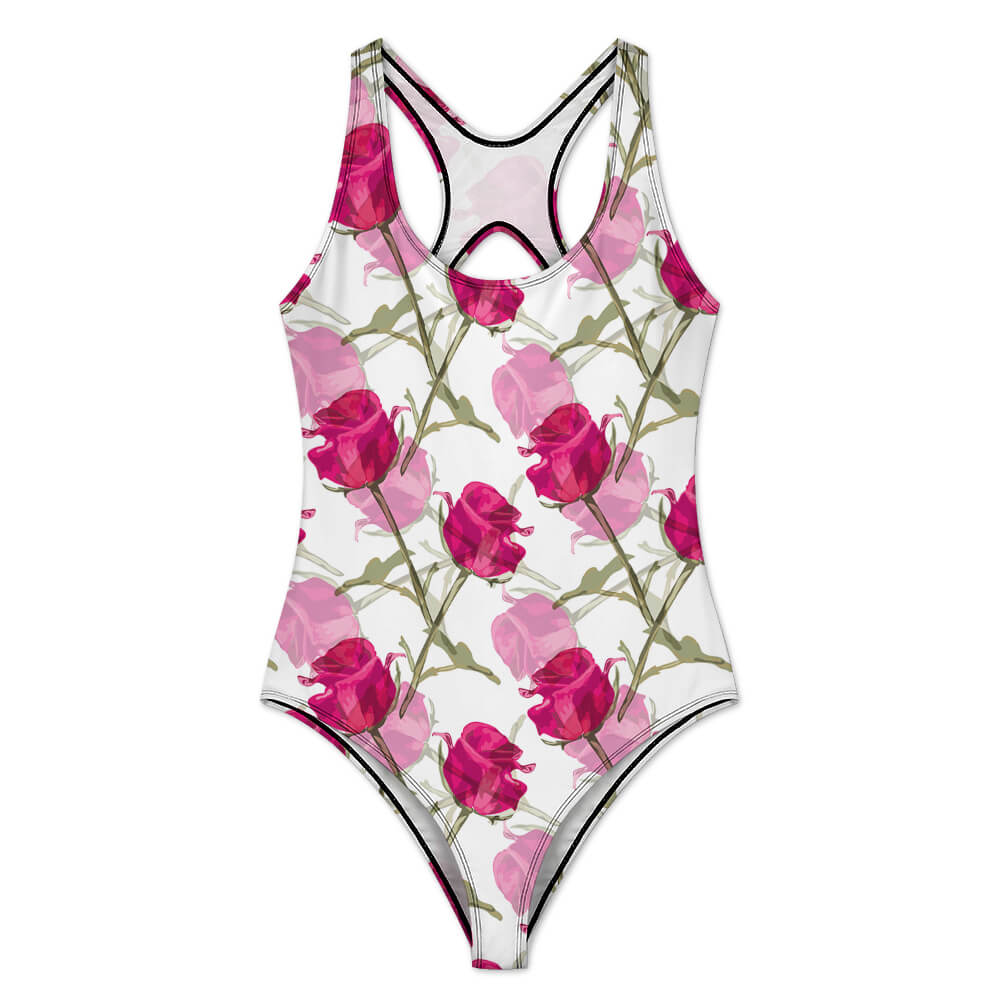 Scoop-Neck Ruched One-Piece Swimsuit, product view 3