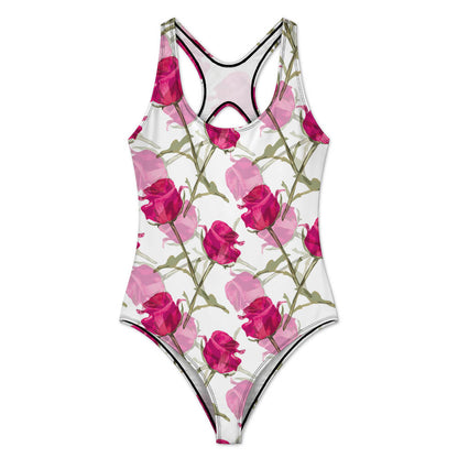 Scoop-Neck Ruched One-Piece Swimsuit, product view 3
