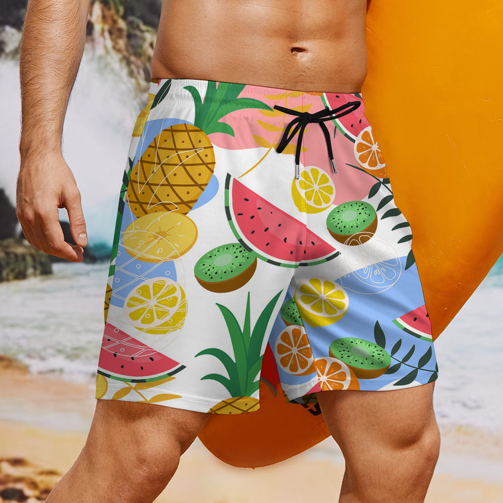 Men's 2-in-1 Compression-Liner Board Shorts, product view 8