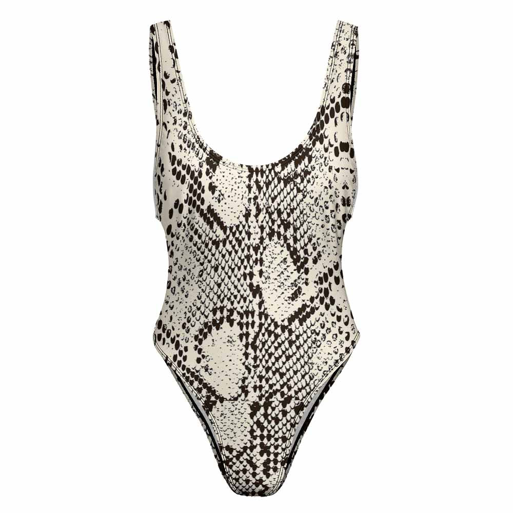 Scoop-Neck Wide-Strap One-Piece Swimsuit, product view 4