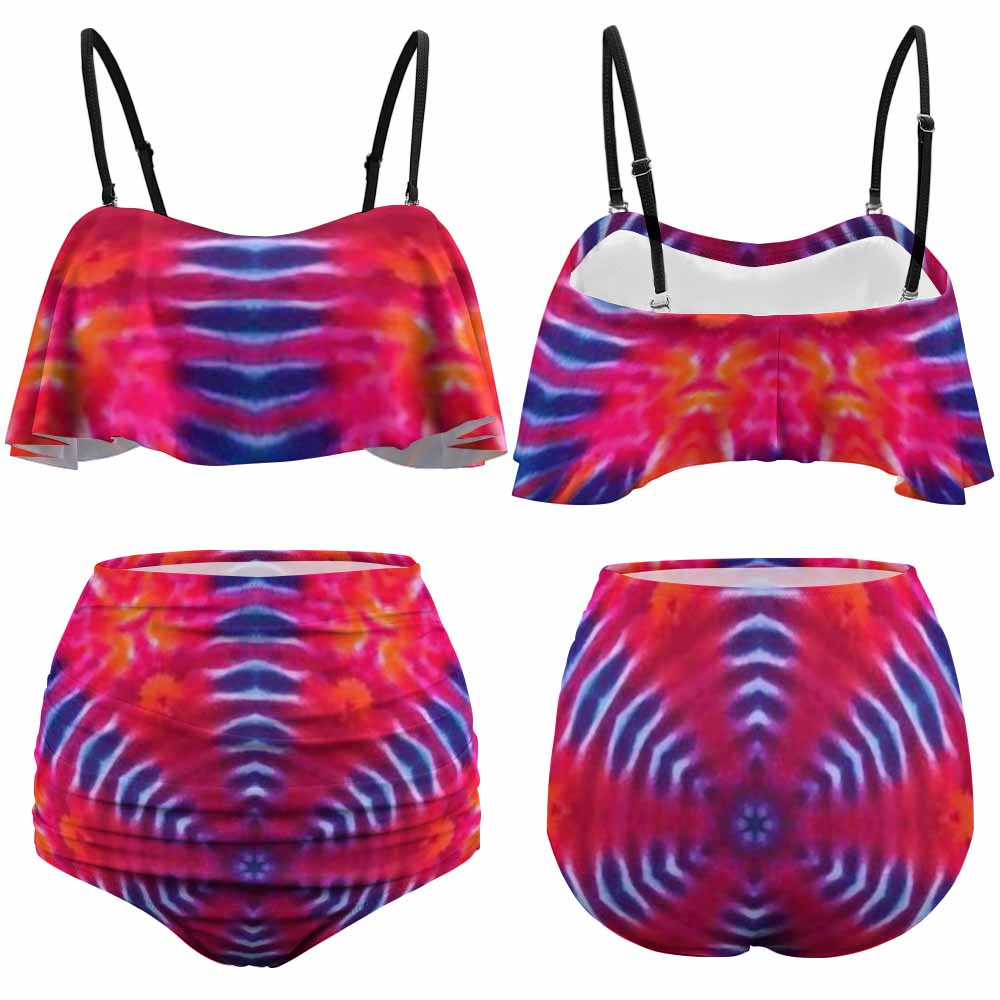 Flounce Cami High-Waisted Bikini Set, product view 9