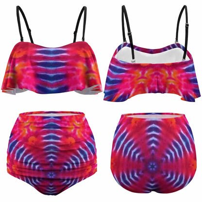 Flounce Cami High-Waisted Bikini Set, product view 9