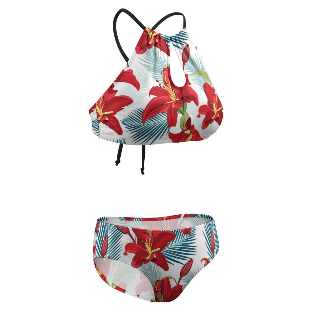 Halter High-Waisted Bikini Set, product view 8