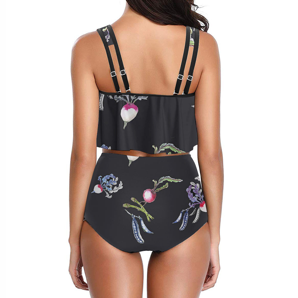 Blouson High-Waisted Tankini Set, product view 3