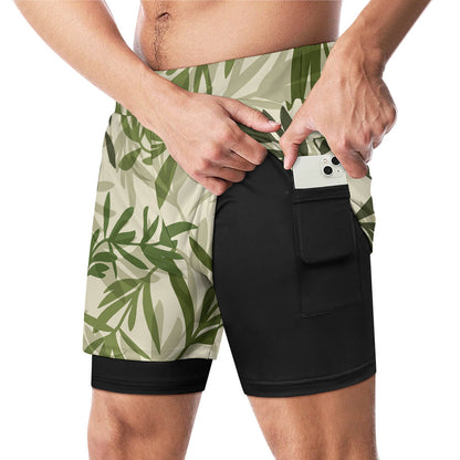 Men's Utility-Panel Towel-Loop Board Shorts, product view 2