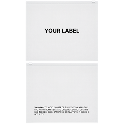 Frosted Zipper Bag