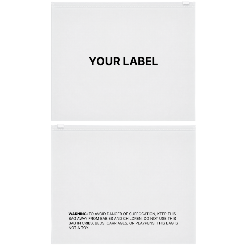 Frosted Zipper Bag